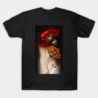 Painted Poppies 02 T-Shirt